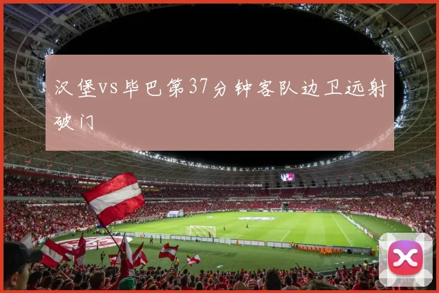 汉堡vs毕巴第37分钟客队边卫远射破门